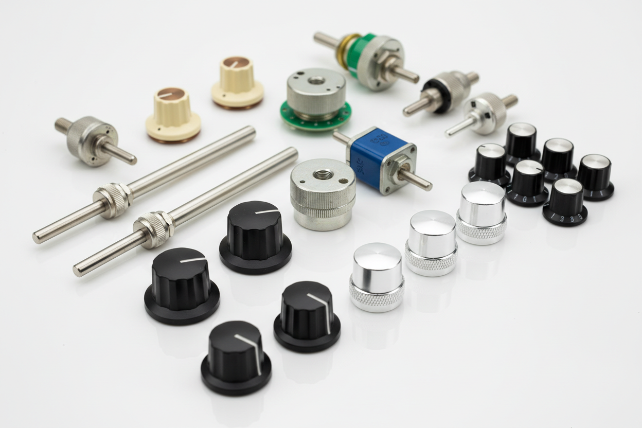 POTENTIOMETER, VOLUME, KNOBS