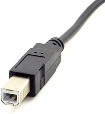 15 CM Cable ; USB 2.0 Type A Female to USB B Male Plug [ 1 Piece ] (Printer Scanner) Adapter (Can't Work to Convert Printer as WiFi Enabled or Bluetooth Enabled)