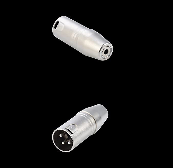 [ 5 Pieces ] 6.35mm Female to Female Audio Connector, 1/4 Inch TRS/TS Coupler Jack Stereo Adapter Joiner, 6.35 mm Female Joiner, F/F