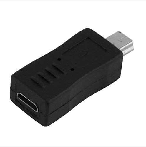 [ 4 Pieces 2 Pieces Mini USB Male to Micro USB 5pin Female & Mini Female to Micro Male Extension Adapter ; Mni USB to Micro USB & Micro USB to Mini USB