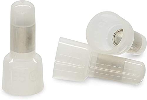 Rpi shop - 2.5 SQMM (E2508) Wire Ferrules Copper Crimp Connectors,Wire Crimping Tool Kit,Insulated Cord Pin End Terminal, Color Blue Pack of 100 Pcs