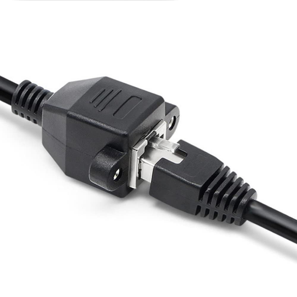 ( 100 CM RJ45 M/F [ 1 Piece ] RJ45 Male to Female Extension Cable with Screw Panel Mount Extension Cable For Cat5 Cat5e Cat6 Cat6e Cat7 Network Ethernet Cable