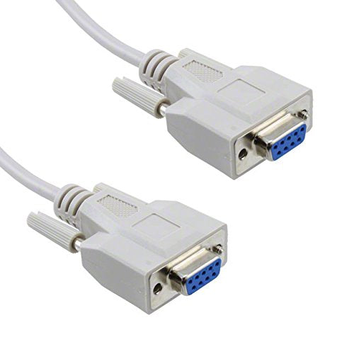 [ 2 Pieces ] Cisco Console Cable RJ45 to DB9, Female Serial RS232 Port to RJ45 Male Cat5 Ethernet LAN Rollover Console Cable Switch Cable Cisco 1.5 Meter (DB9-RJ45)