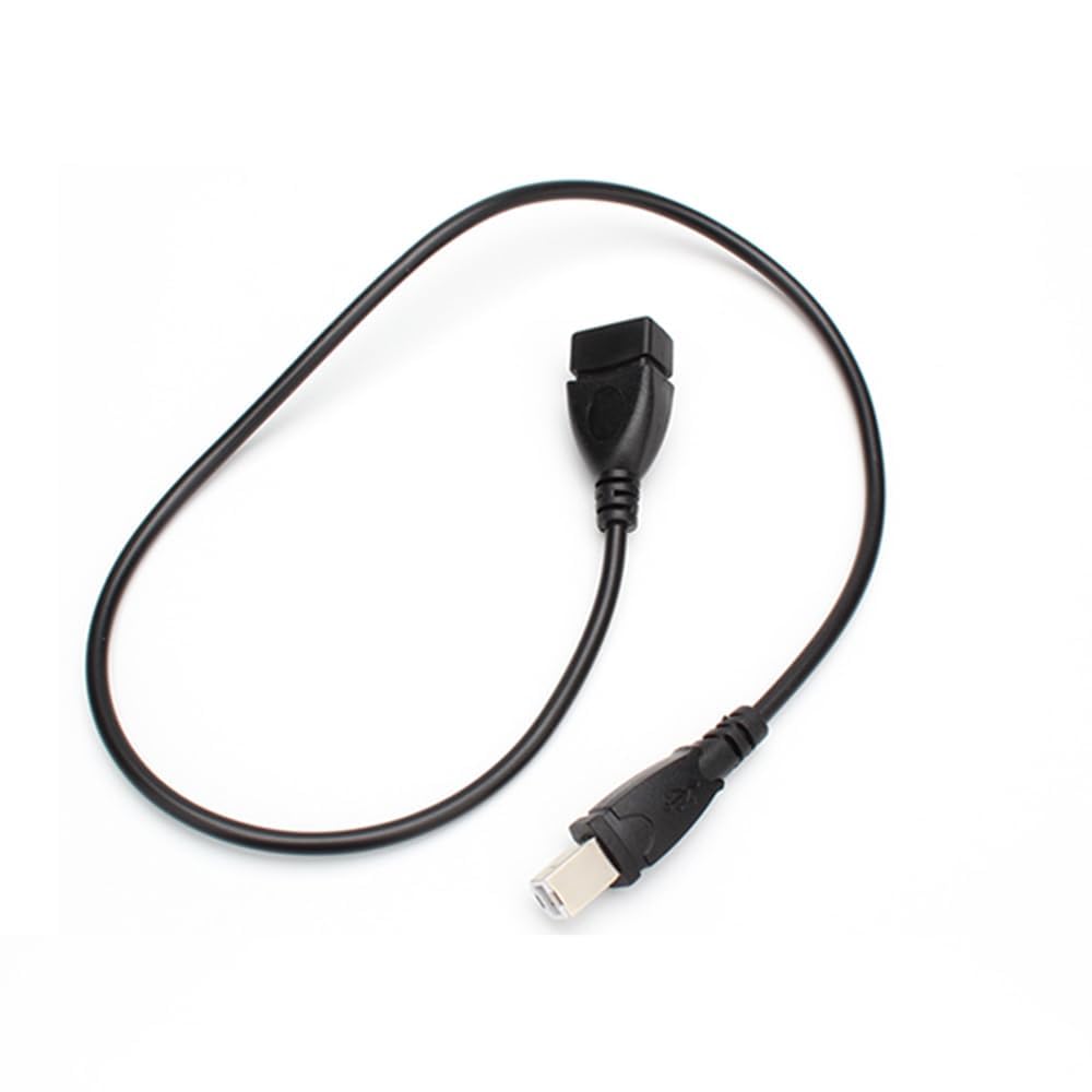 15 CM Cable ; USB 2.0 Type A Female to USB B Male Plug [ 1 Piece ] (Printer Scanner) Adapter (Can't Work to Convert Printer as WiFi Enabled or Bluetooth Enabled)