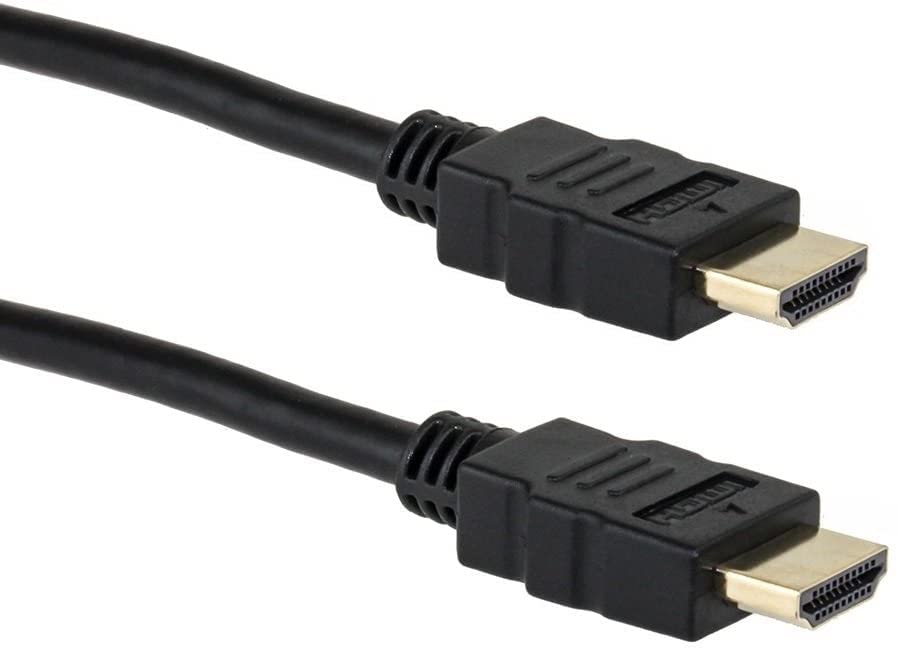 [ 1 Piece ] Round Adaptor HDMI Short Cable - 0.47 Meter / 47 CM Small Length High Speed HDMI Cable - Ultra HD 4k x 2k HDMI Cable - HDMI M/M - 47cm HDMI 1.4 Cable