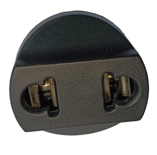 [ 2 Pieces ] US to EU Plug ; EU Male to USA Female Connector Plug, Plug Converter, EU Travel Adaptor, EU Plug Converter