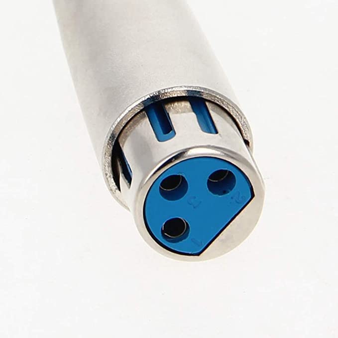 [ 1 Piece ] XLR Male to RCA Male Adapter, Male RCA to XLR Male Adapter XLR to RCA Converter with Microphone Connector Gender Changer Audio Coupler Connector