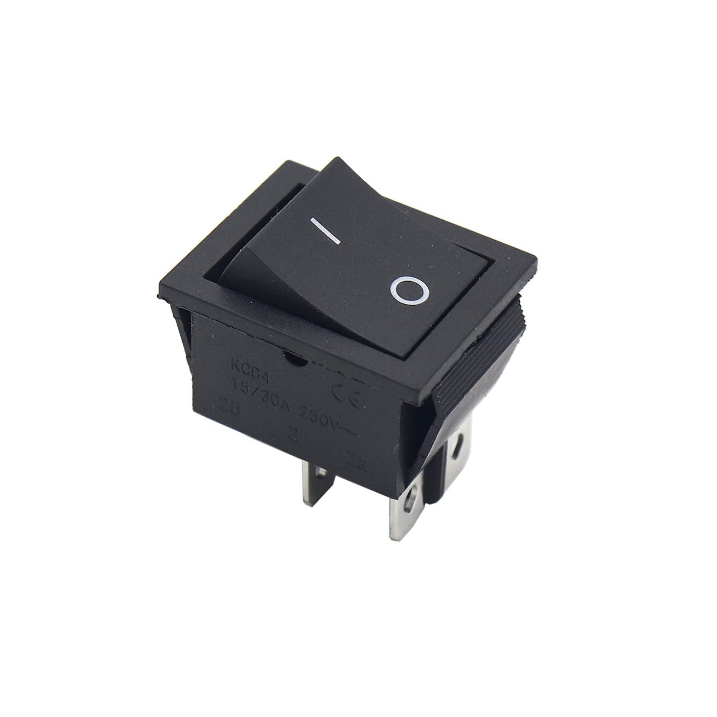 Electronic Spices Pack of 2 rectangle rocker switch 16amp 4pins push button switch 125VAC to 250VAC