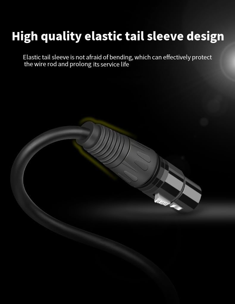 [ 1 Piece ] RCA Female to 2 Ports RCA Male Cable [ 0.3 Meter ],RCA Y Adapter 1 RCA Female to 2 RCA Male Splitter Cable for Audio Amplifier & Subwoofer