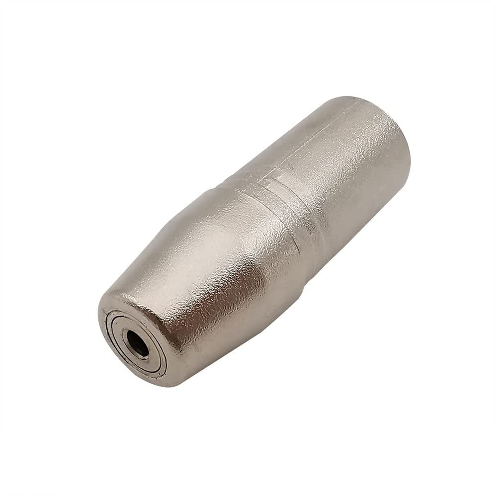 [ 5 Pieces ] 6.35mm Female to Female Audio Connector, 1/4 Inch TRS/TS Coupler Jack Stereo Adapter Joiner, 6.35 mm Female Joiner, F/F