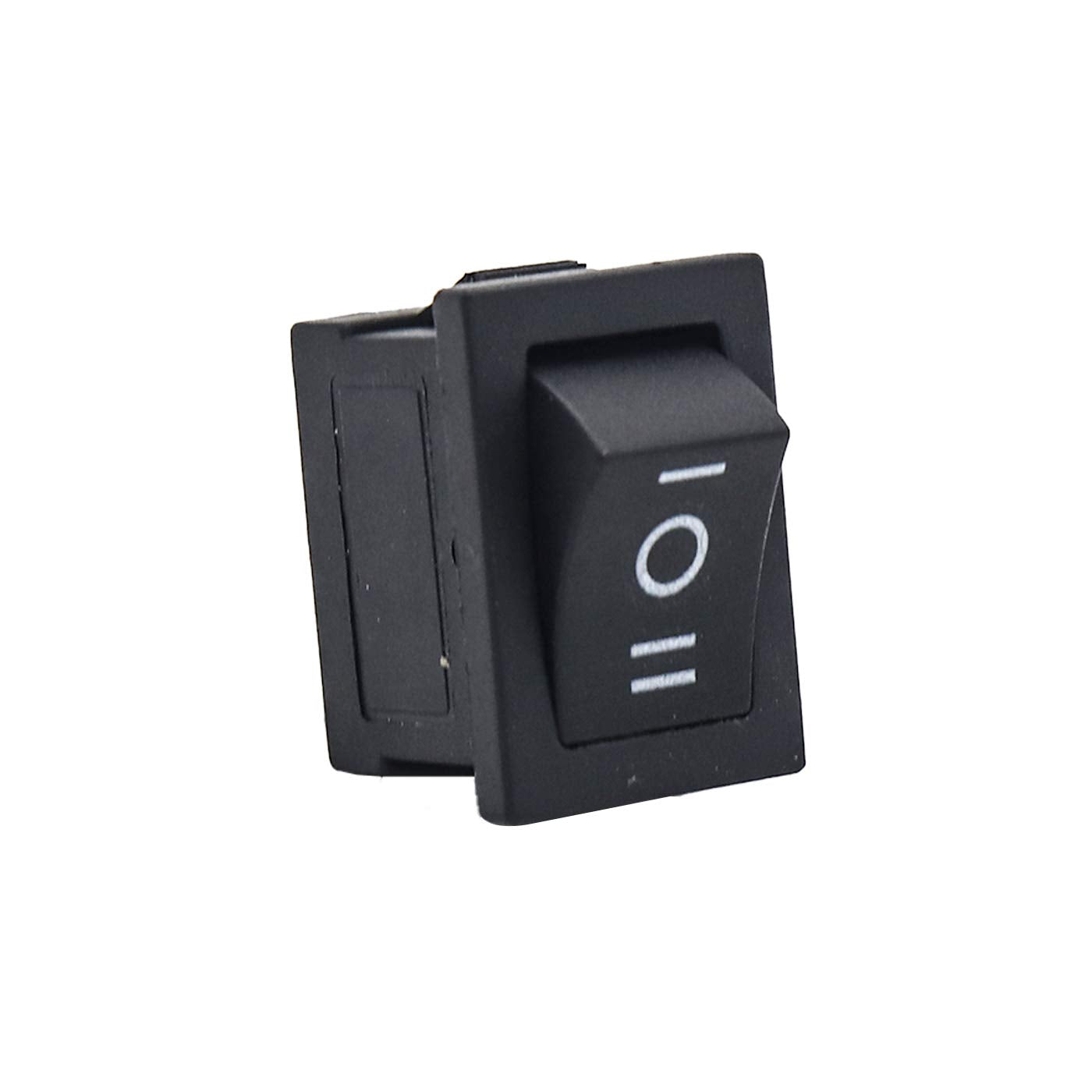 Electronic Spices Pack of 5 Spdt On/Off/On Mini Black 3 Pin Rocker Switch Ac 6A /250V 10A /125V