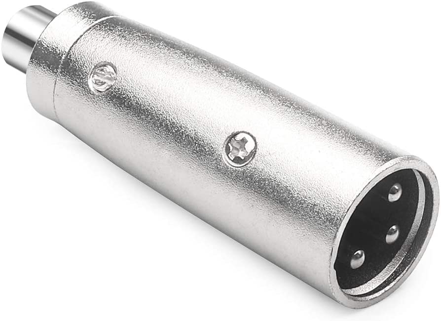 [ 5 Pieces ] 6.35mm Female to Female Audio Connector, 1/4 Inch TRS/TS Coupler Jack Stereo Adapter Joiner, 6.35 mm Female Joiner, F/F