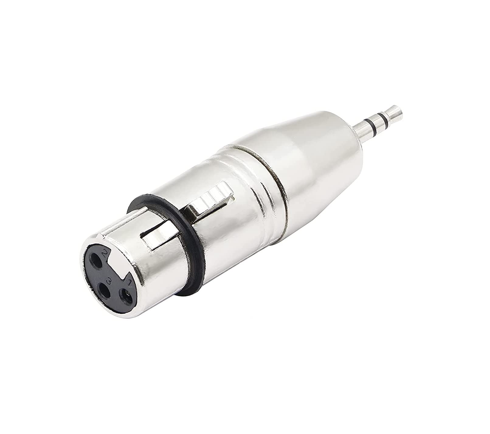 [ 1 Piece ] XLR Male to RCA Male Adapter, Male RCA to XLR Male Adapter XLR to RCA Converter with Microphone Connector Gender Changer Audio Coupler Connector