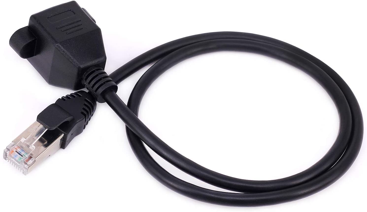 ( 100 CM RJ45 M/F [ 1 Piece ] RJ45 Male to Female Extension Cable with Screw Panel Mount Extension Cable For Cat5 Cat5e Cat6 Cat6e Cat7 Network Ethernet Cable