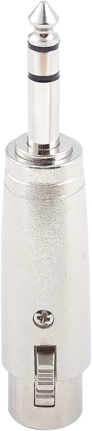 [ 1 Piece ] XLR Male to RCA Male Adapter, Male RCA to XLR Male Adapter XLR to RCA Converter with Microphone Connector Gender Changer Audio Coupler Connector