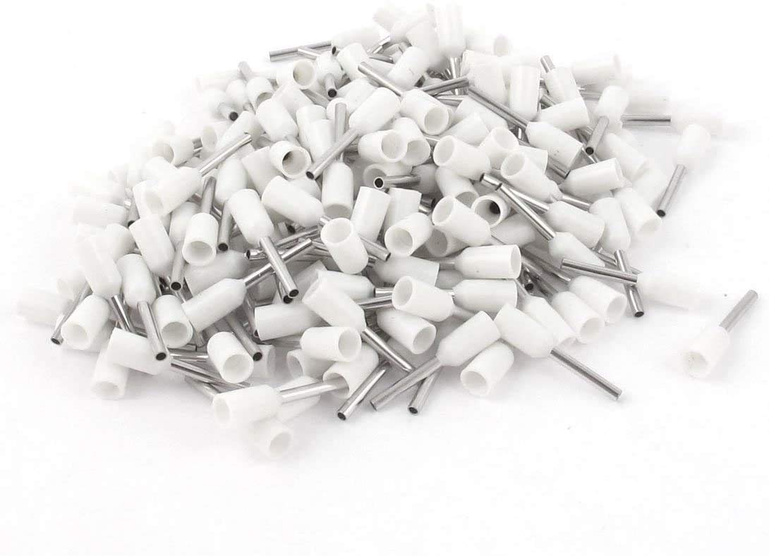 Rpi shop - 2.5 SQMM (E2508) Wire Ferrules Copper Crimp Connectors,Wire Crimping Tool Kit,Insulated Cord Pin End Terminal, Color Blue Pack of 100 Pcs