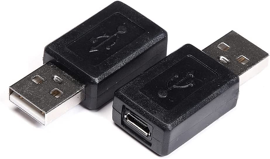 [ 4 Pieces 2 Pieces Mini USB Male to Micro USB 5pin Female & Mini Female to Micro Male Extension Adapter ; Mni USB to Micro USB & Micro USB to Mini USB
