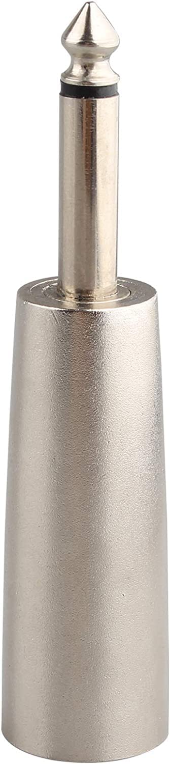 [ 5 Pieces ] 6.35mm Female to Female Audio Connector, 1/4 Inch TRS/TS Coupler Jack Stereo Adapter Joiner, 6.35 mm Female Joiner, F/F