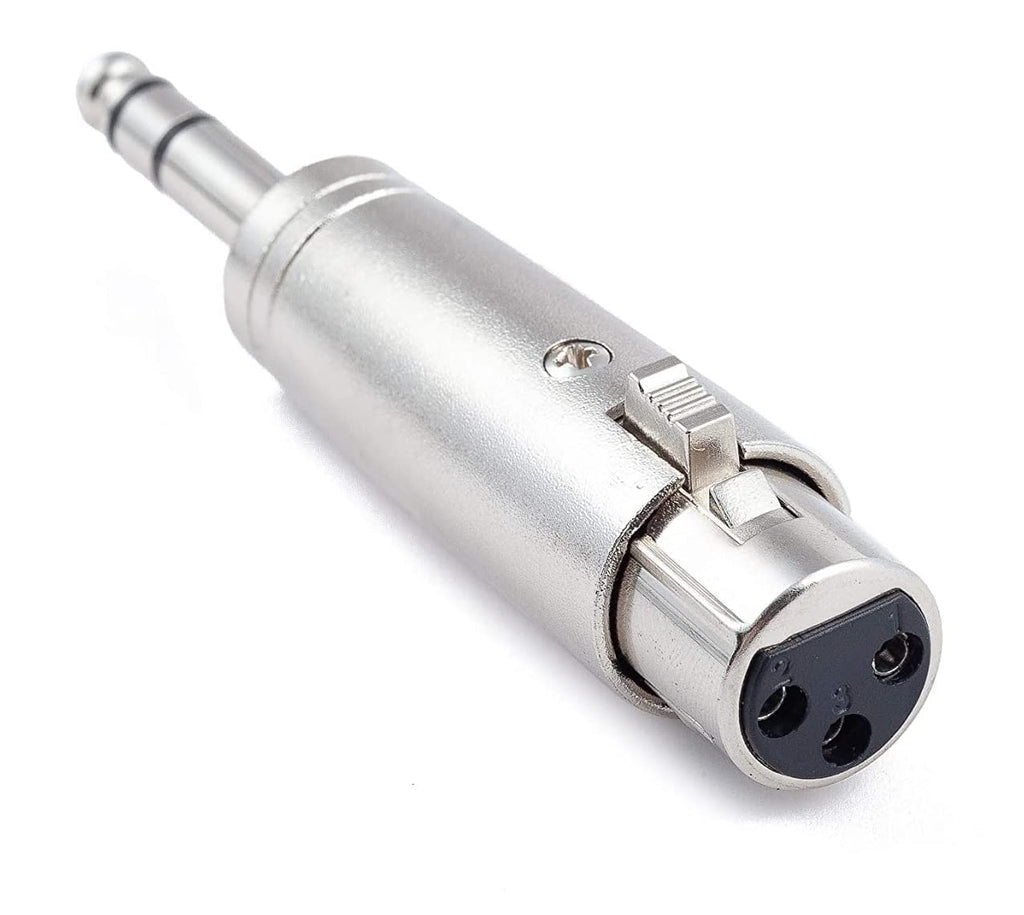 [ 1 Piece ] XLR Male to RCA Male Adapter, Male RCA to XLR Male Adapter XLR to RCA Converter with Microphone Connector Gender Changer Audio Coupler Connector