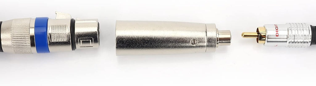 [ 5 Pieces ] 6.35mm Female to Female Audio Connector, 1/4 Inch TRS/TS Coupler Jack Stereo Adapter Joiner, 6.35 mm Female Joiner, F/F