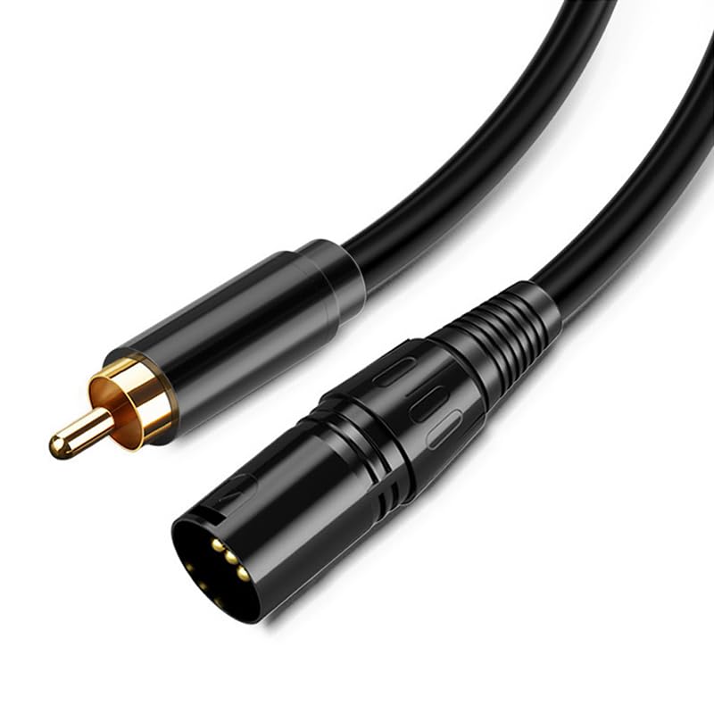 [ 1 Piece / 0.3 Meters ] 3.5mm Stereo Female to XLR Female (30 CM) Cable, Balanced 3.5mm Female to XLR Female Stereo Audio Adapter, 1/8" TRS to XLR Female Connector