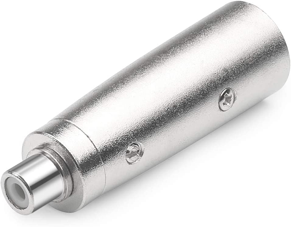 [ 5 Pieces ] 6.35mm Female to Female Audio Connector, 1/4 Inch TRS/TS Coupler Jack Stereo Adapter Joiner, 6.35 mm Female Joiner, F/F