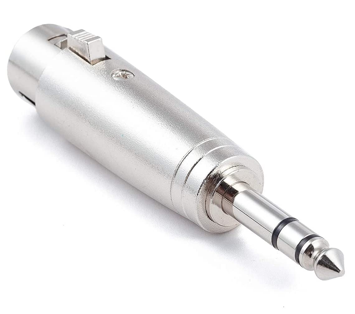 [ 1 Piece ] XLR Male to RCA Male Adapter, Male RCA to XLR Male Adapter XLR to RCA Converter with Microphone Connector Gender Changer Audio Coupler Connector