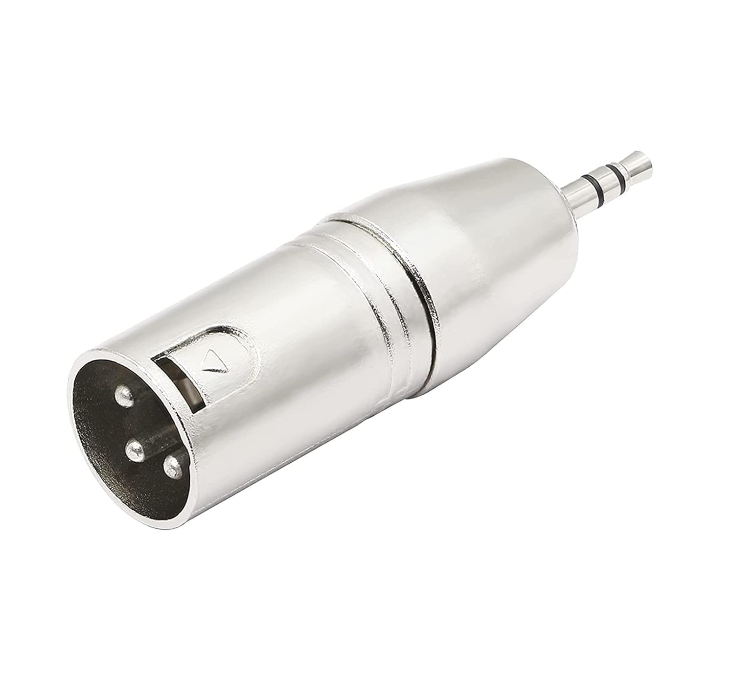 [ 1 Piece ] XLR Male to RCA Male Adapter, Male RCA to XLR Male Adapter XLR to RCA Converter with Microphone Connector Gender Changer Audio Coupler Connector