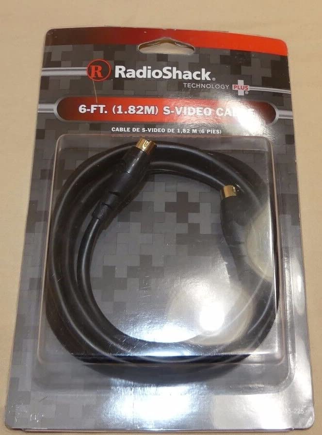 RadioShack S-Video Male to Male Video Cable, SVideo 3.65 Meters Super Video Cable S Video