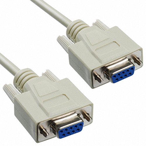 [ 2 Pieces ] Cisco Console Cable RJ45 to DB9, Female Serial RS232 Port to RJ45 Male Cat5 Ethernet LAN Rollover Console Cable Switch Cable Cisco 1.5 Meter (DB9-RJ45)