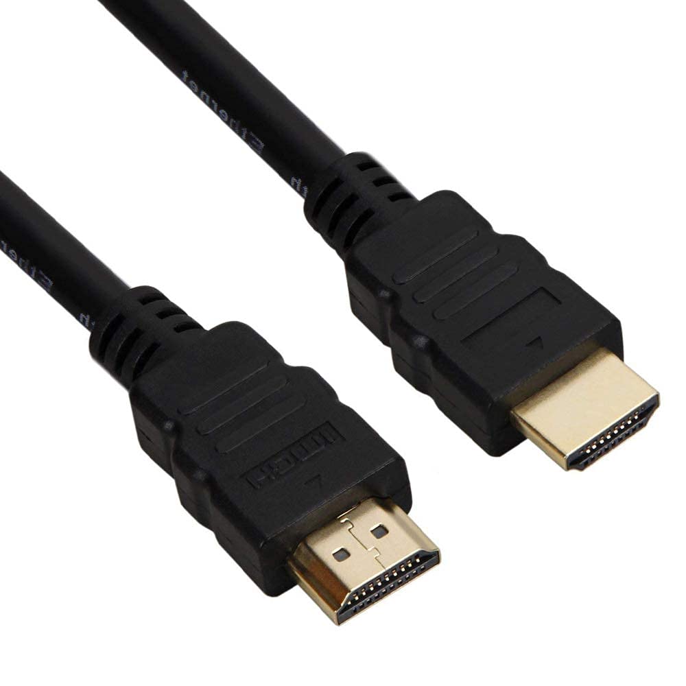 [ 1 Piece ] Round Adaptor HDMI Short Cable - 0.47 Meter / 47 CM Small Length High Speed HDMI Cable - Ultra HD 4k x 2k HDMI Cable - HDMI M/M - 47cm HDMI 1.4 Cable