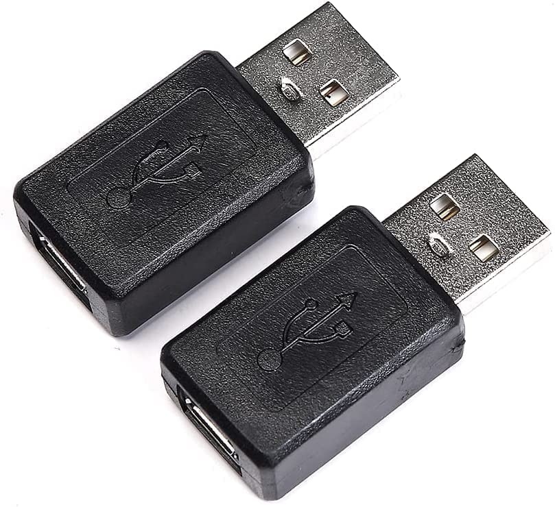 [ 4 Pieces 2 Pieces Mini USB Male to Micro USB 5pin Female & Mini Female to Micro Male Extension Adapter ; Mni USB to Micro USB & Micro USB to Mini USB