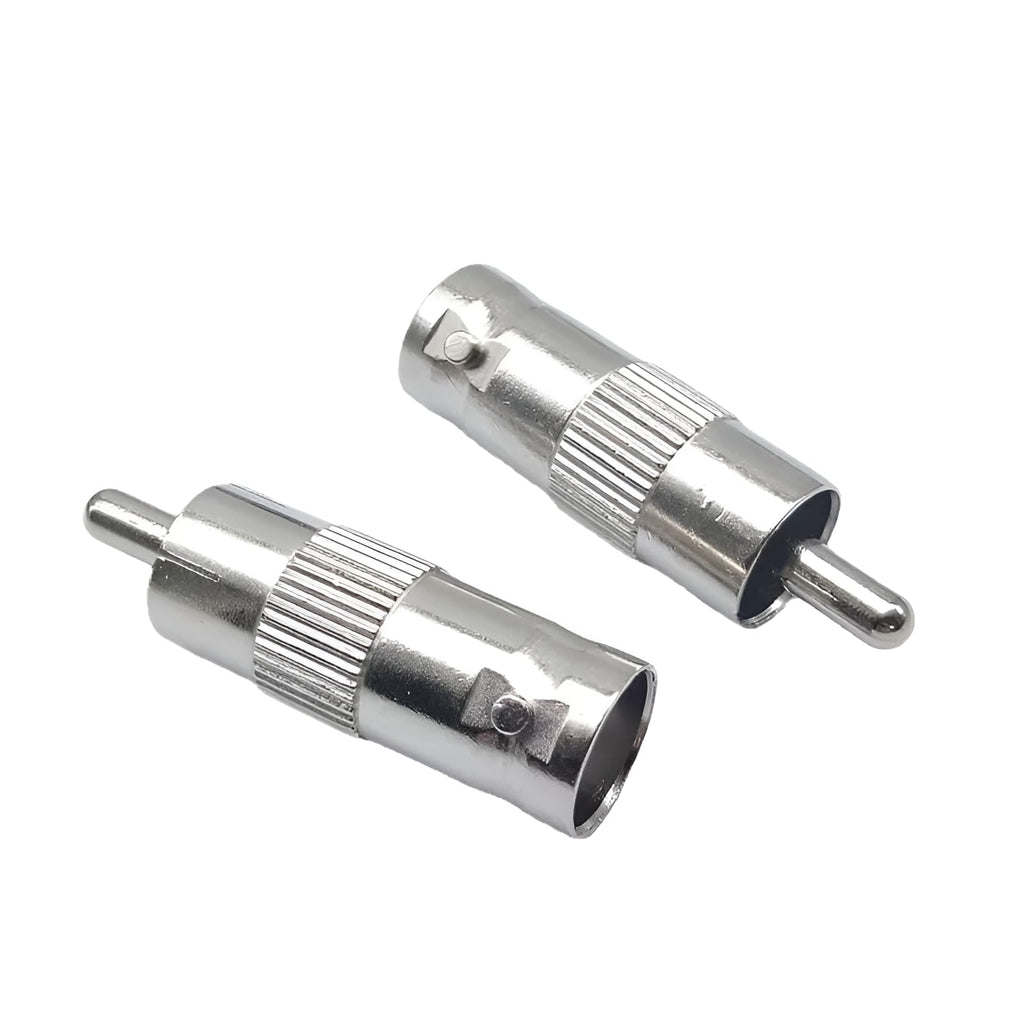 [ 10 Pieces RCA MALE to BNC FEMALE Converter, BNC Female to RCA Male Coax Cable Connector Adaptor for CCTV Camera
