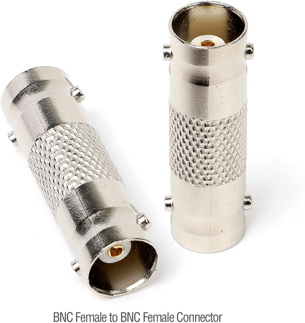 BNC Female to BNC Female Joiner Plug Connector Cable CCTV Surveillance Camera Pack of 10