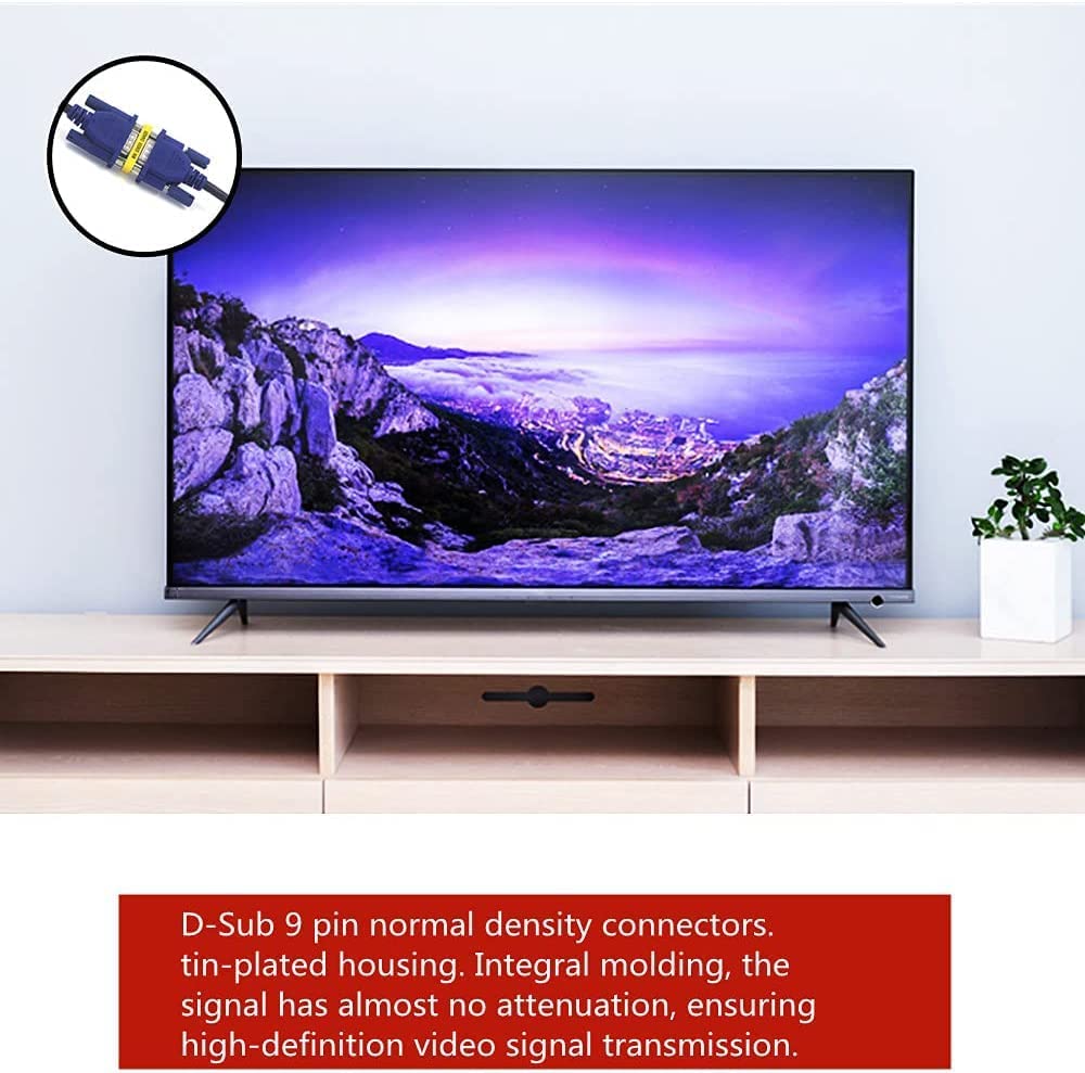 [ 2 Pieces DB9 9 Pin RS-232 Serial Connector DB9 Male to Male Cable Coupler Adapter (DB9 Male/Male)