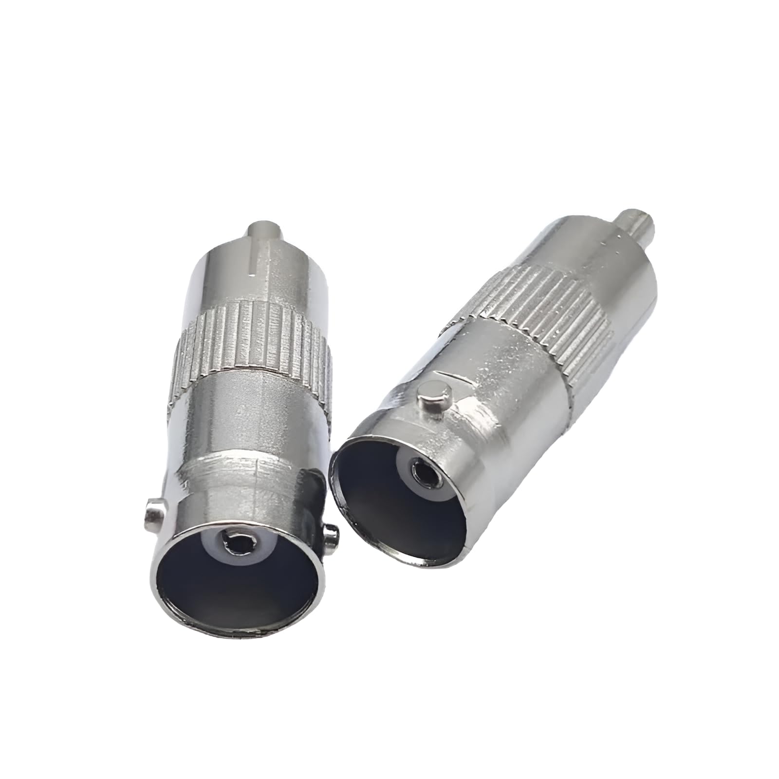 [ 10 Pieces RCA MALE to BNC FEMALE Converter, BNC Female to RCA Male Coax Cable Connector Adaptor for CCTV Camera