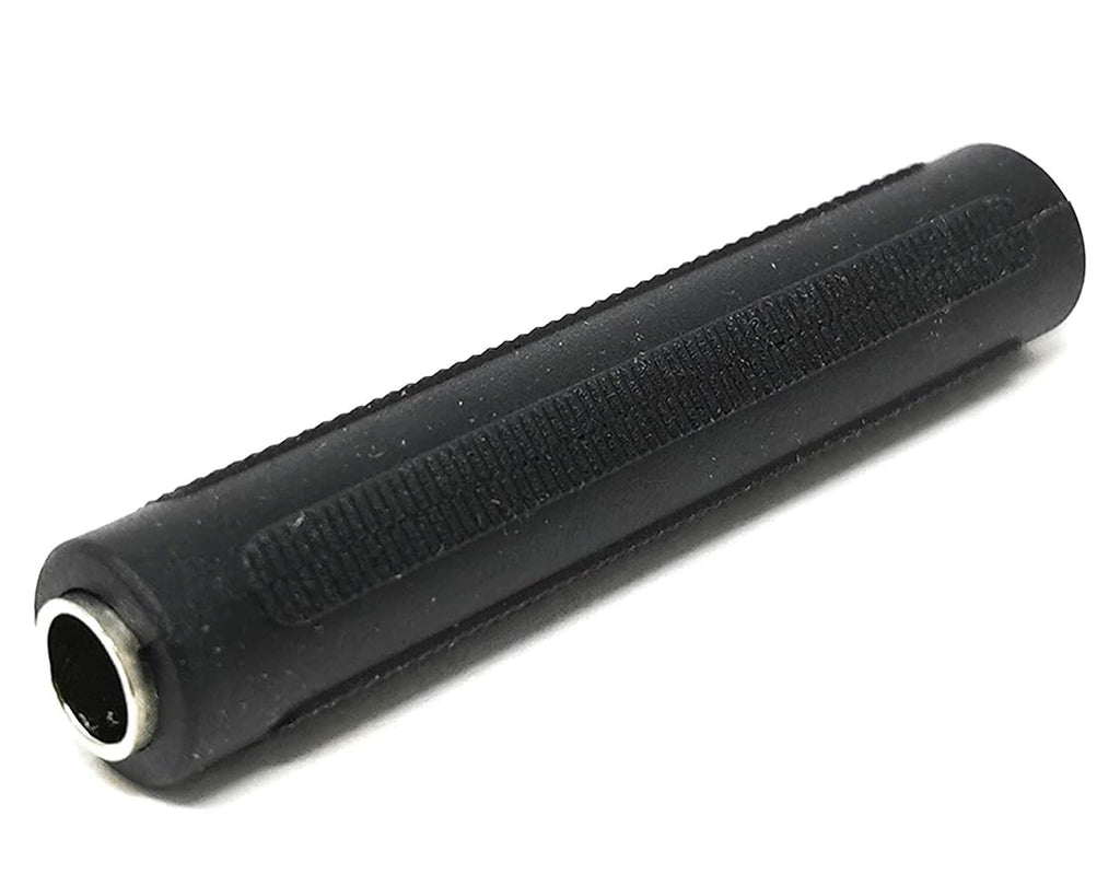 [ 1 Piece 6.35mm (1/4in) Female to Female 6.35mm (1/4") TRS Stereo and Mono Jack Adapter Joiner, 6.35 MM to 6.35 MM Female Connector