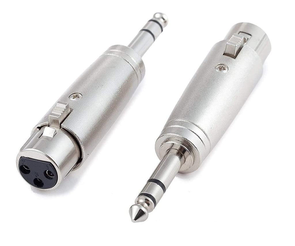 [ 1 Piece ] XLR Male to RCA Male Adapter, Male RCA to XLR Male Adapter XLR to RCA Converter with Microphone Connector Gender Changer Audio Coupler Connector