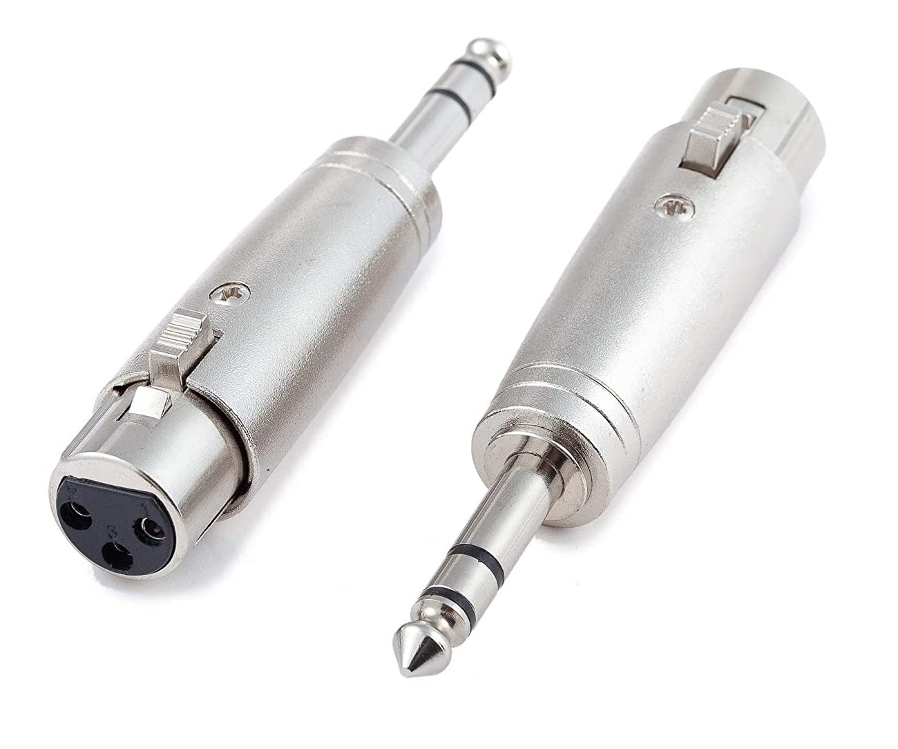 [ 1 Piece ] XLR Male to RCA Male Adapter, Male RCA to XLR Male Adapter XLR to RCA Converter with Microphone Connector Gender Changer Audio Coupler Connector