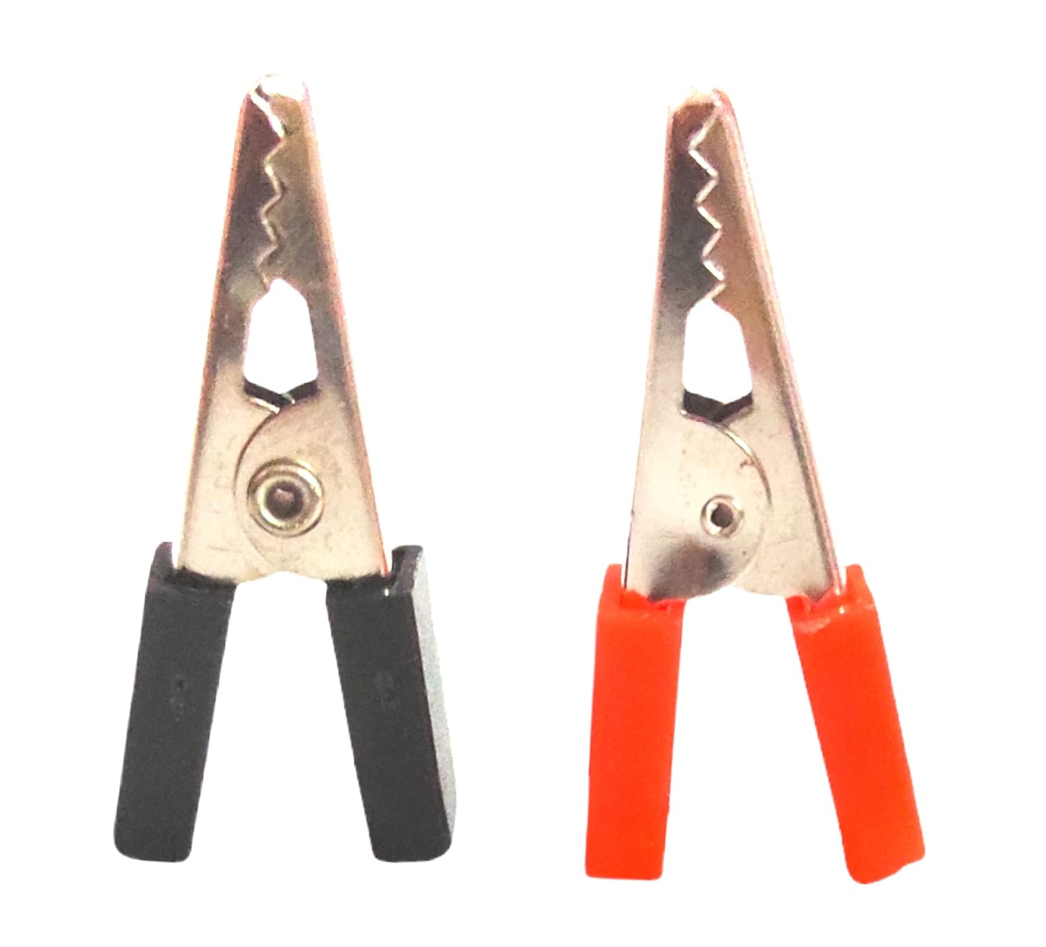 UNIVERSAL HUB� (PAIR OF 5) 34mm Crocodile Alligator clip Red And Black For DIY Projects