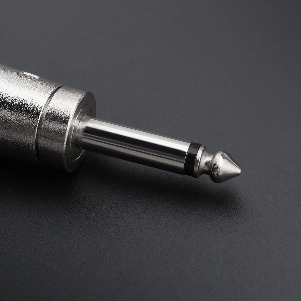 [ 5 Pieces ] 6.35mm Female to Female Audio Connector, 1/4 Inch TRS/TS Coupler Jack Stereo Adapter Joiner, 6.35 mm Female Joiner, F/F