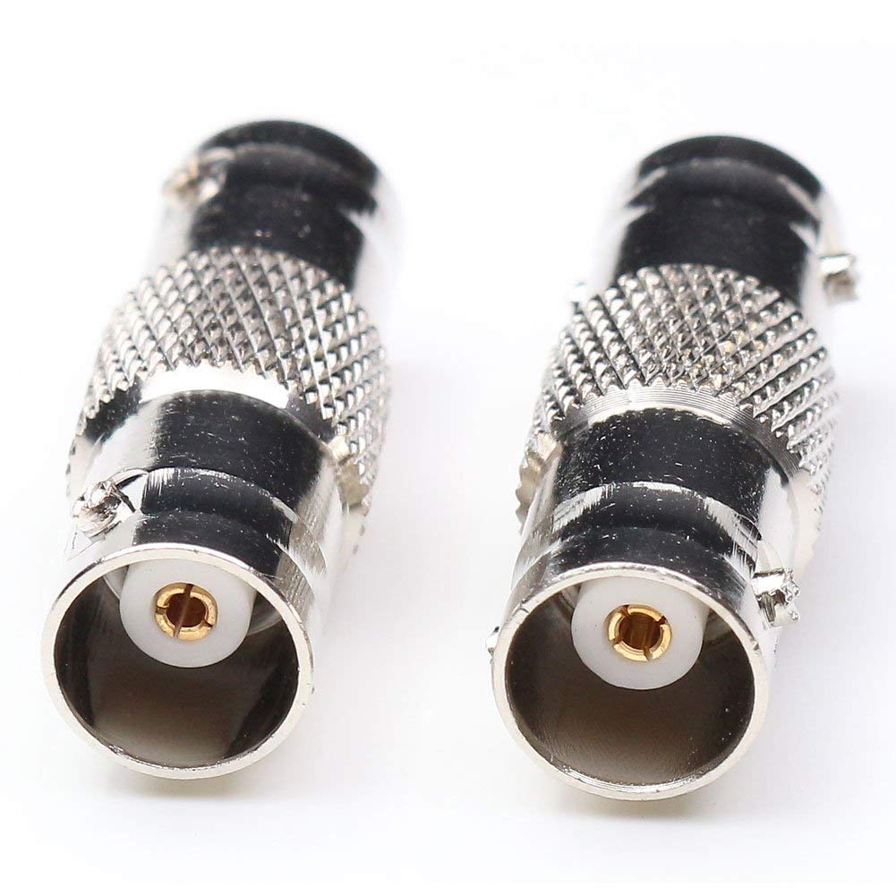 BNC Female to BNC Female Connector Adapter for CCTV Camera - Pack of 2
