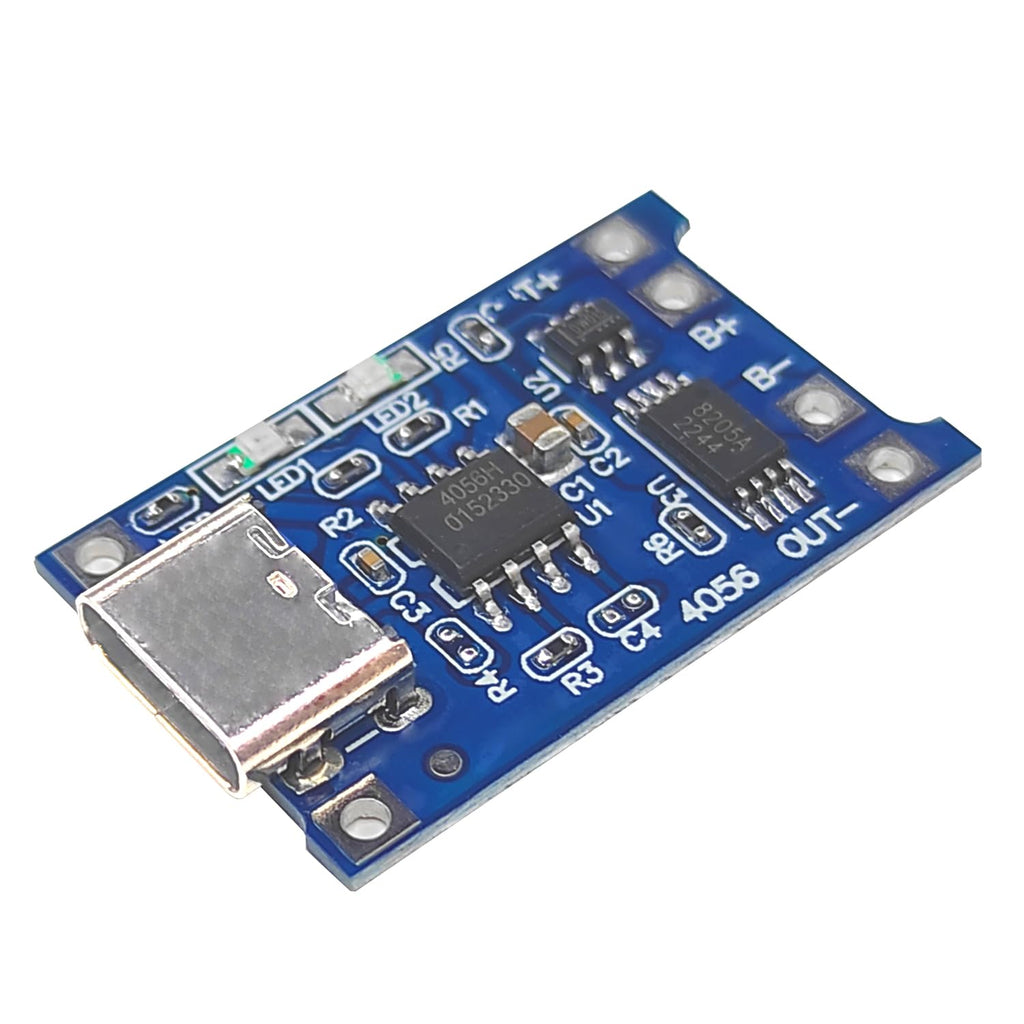 2PCS TP4056/TPA4056/4056 Micro USB 5V Battery Charging Module with Inbuilt Battery Protection and Charging Indicator for DIY Projects