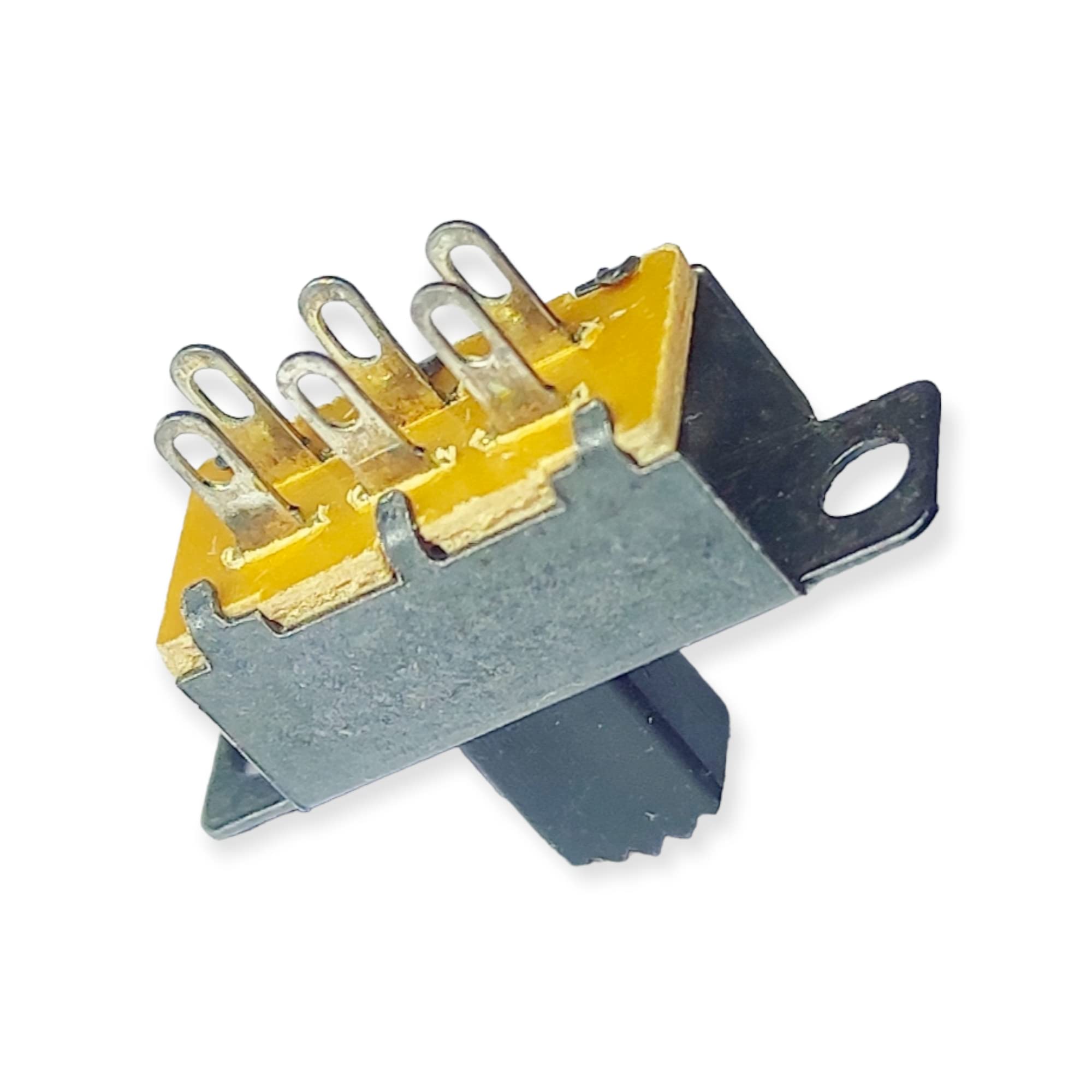 UNIVERSAL HUB� 6 PIN SLIDE SWITCH 2 WAY MINI MOUNT ELECTRONIC TRANSVERSE HANDLE 5Pcs