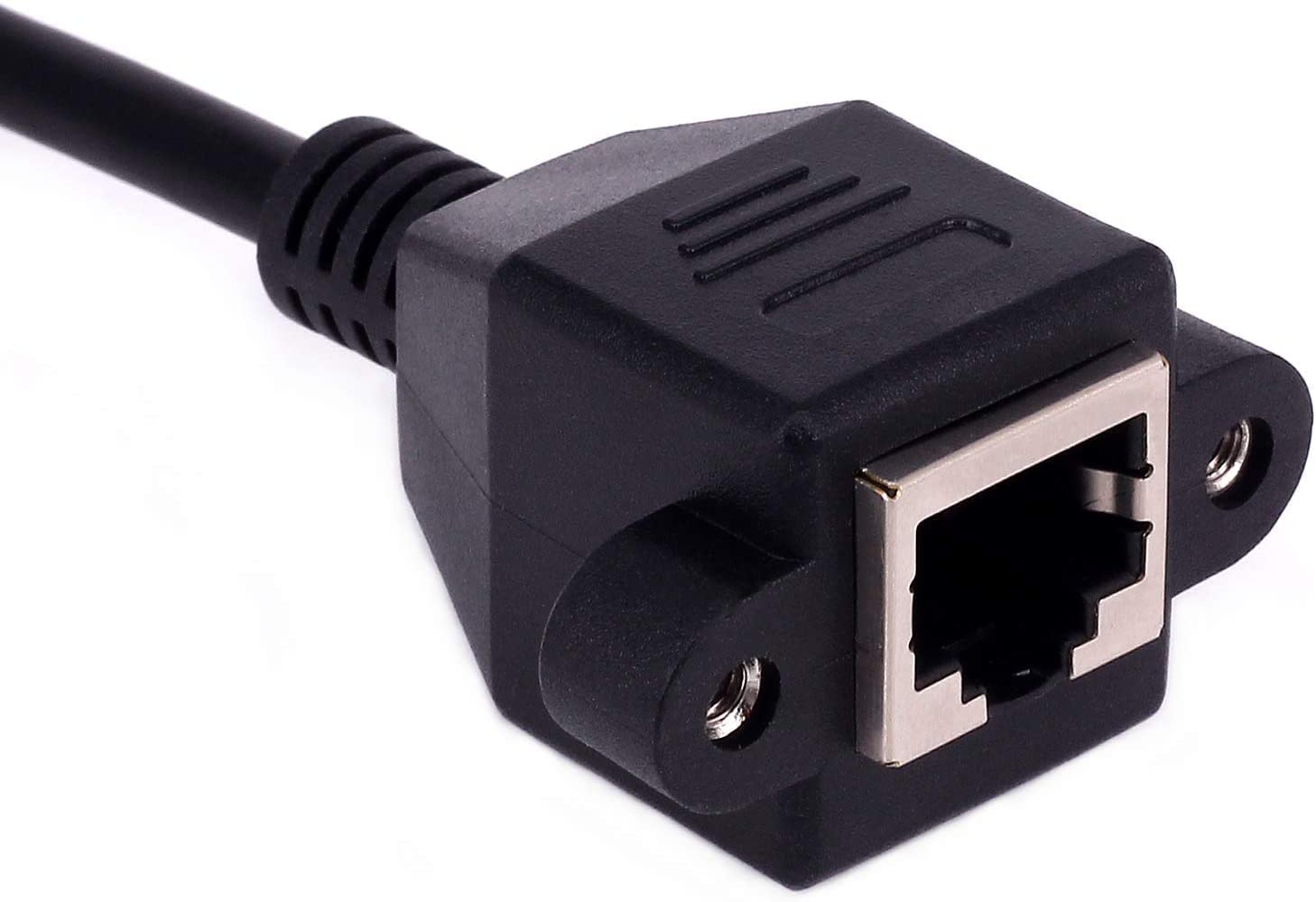 ( 100 CM RJ45 M/F [ 1 Piece ] RJ45 Male to Female Extension Cable with Screw Panel Mount Extension Cable For Cat5 Cat5e Cat6 Cat6e Cat7 Network Ethernet Cable