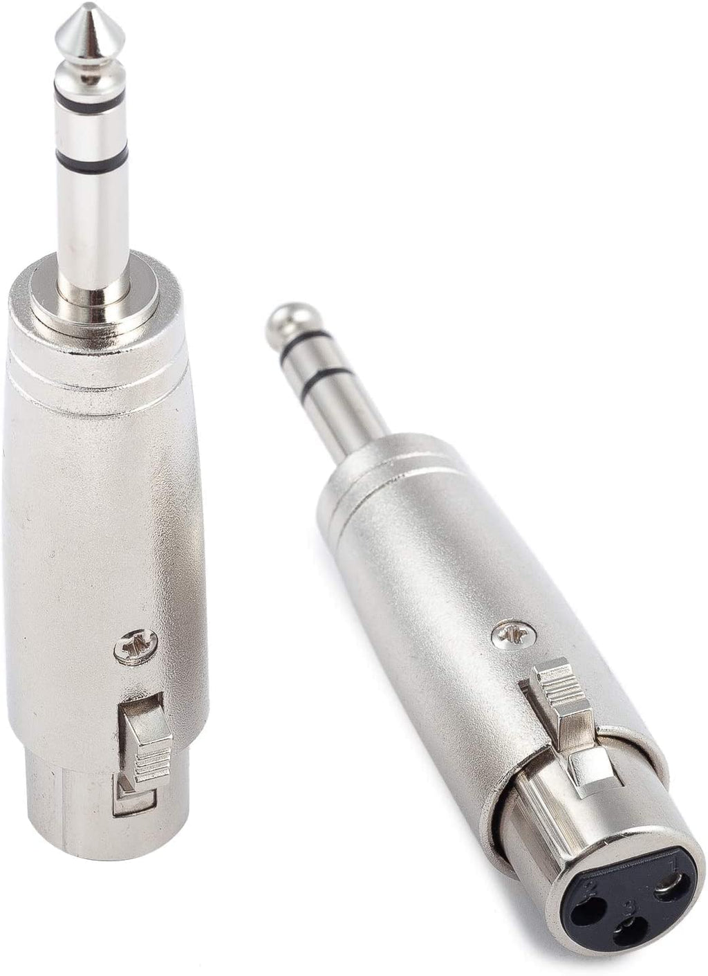 [ 1 Piece ] XLR Male to RCA Male Adapter, Male RCA to XLR Male Adapter XLR to RCA Converter with Microphone Connector Gender Changer Audio Coupler Connector