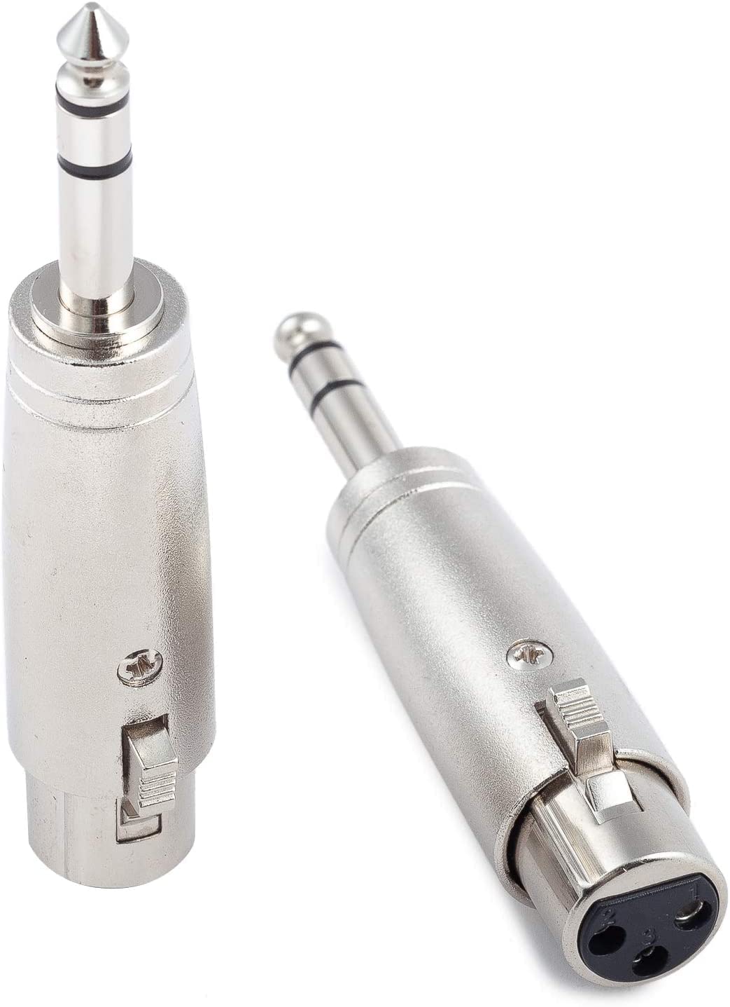 [ 1 Piece ] XLR Male to RCA Male Adapter, Male RCA to XLR Male Adapter XLR to RCA Converter with Microphone Connector Gender Changer Audio Coupler Connector