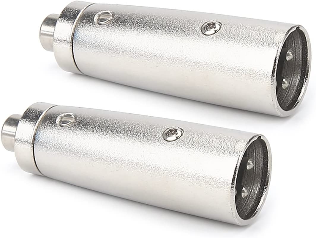 [ 5 Pieces ] 6.35mm Female to Female Audio Connector, 1/4 Inch TRS/TS Coupler Jack Stereo Adapter Joiner, 6.35 mm Female Joiner, F/F