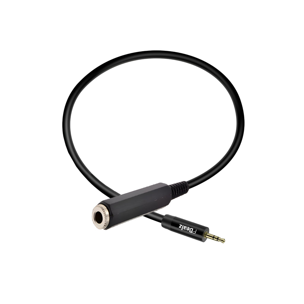 [ 1.5 Meter ] Mono 6.35 Male to 6.35 Female Cable 150CM, 1/4" to 1/4" TS Male to Female Cable, 6.35mm Mono Male to 6.35mm Mono Female Audio Cable for Amplifier, Speaker, Guitar