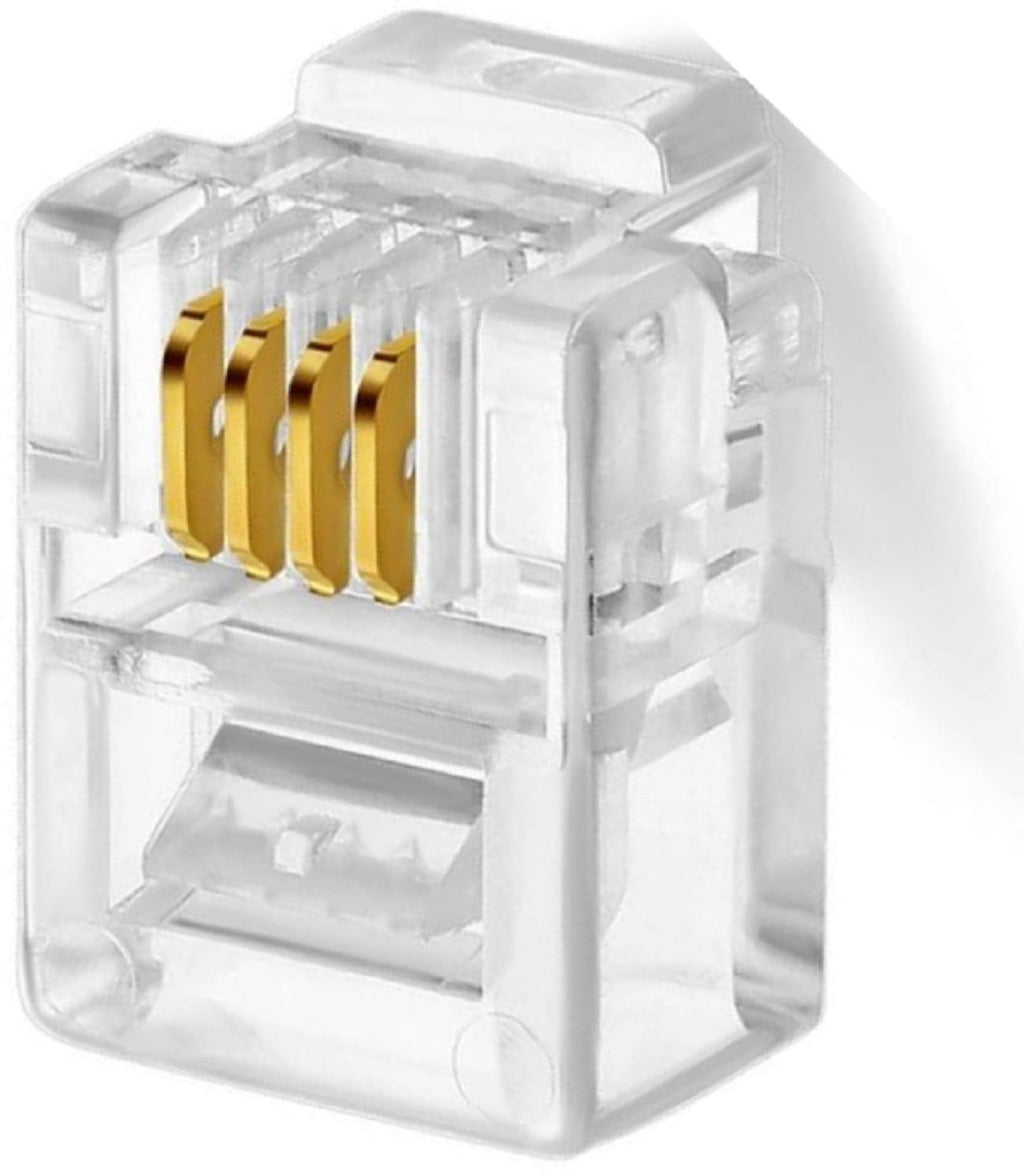 fdealz [ 50 Pieces ] 8P8C RJ45 Metal Shielded Male Plug Crimp Connectors, Cat6 RJ45 Ends, 8P8C Cat5, Cat6, Cat5e LAN Connector, Ethernet Cable Crimping Connector for Network Plug for Solid Wire and Standard Cable